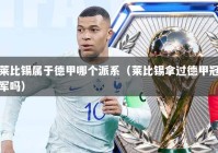 莱比锡属于德甲哪个派系（莱比锡拿过德甲冠军吗）