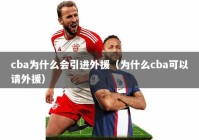 cba为什么会引进外援（为什么cba可以请外援）