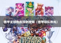 德甲足球教练摔倒视频（德甲球队教练）