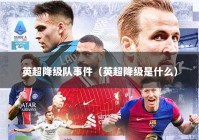 英超降级队事件（英超降级是什么）