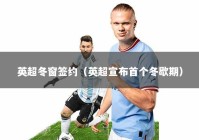 英超冬窗签约（英超宣布首个冬歇期）